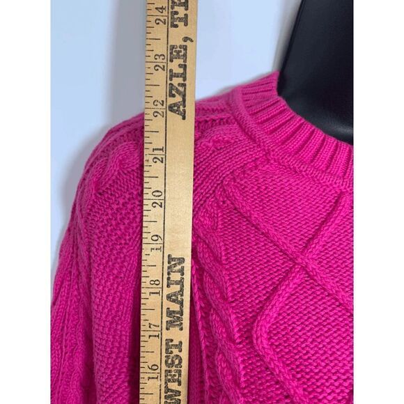GAP Cable Knit Hot Pink Sweater - Picture 9 of 9